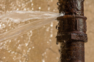 Signs of Water Damage from a Burst Pipe